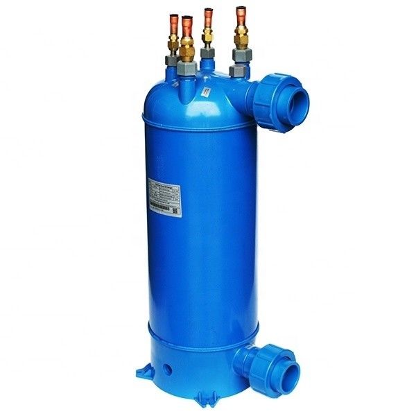 Titanowe cewki PVC Shell Woda do wody Wymiennik ciepła do energii Kotel basenowy