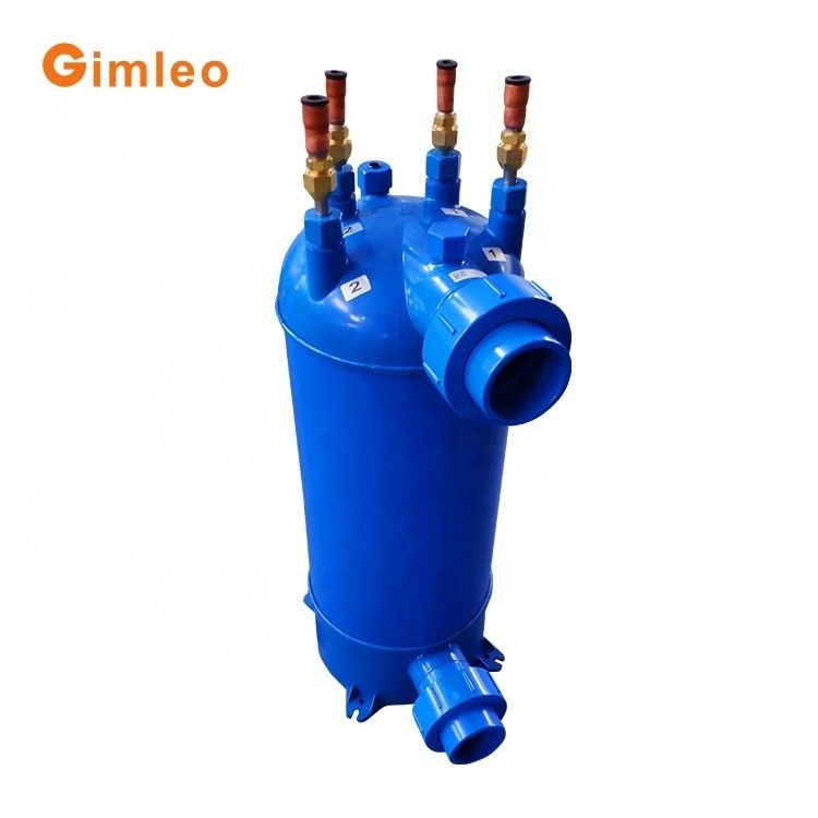 Tytanowa rurka PVC Shell Pool Heat Exchanger dla basenu Pumpy cieplnej MHTA-15