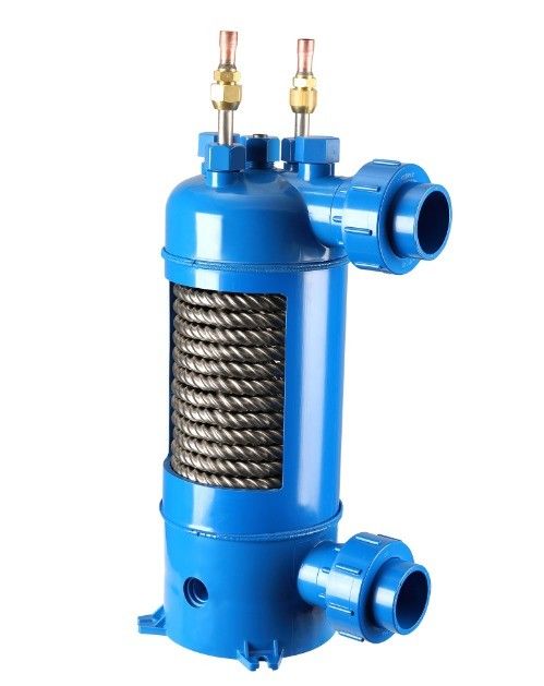 Wyrzucony wymiennik ciepła rurki tytanowej powłoka PVC dla parownika MHTA-3