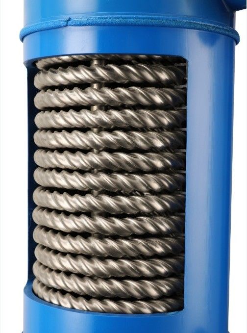 Wyrzucony wymiennik ciepła rurki tytanowej powłoka PVC dla parownika MHTA-3