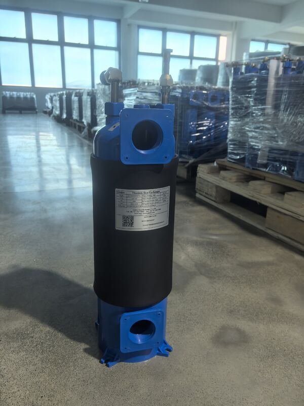 Outlet Temp 7C Chiller Heat Exchanger ETA-4 Featuring Titanium Tube Plate High Corrosion Resistance for HVAC Systems