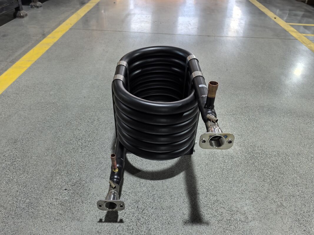 Pojemność grzewcza 6 do 300 kW wymiennik ciepła koaksjalny działający w zakresie temperatur od minus 50 do 150 stopni Celsjusza System transferu ciepła