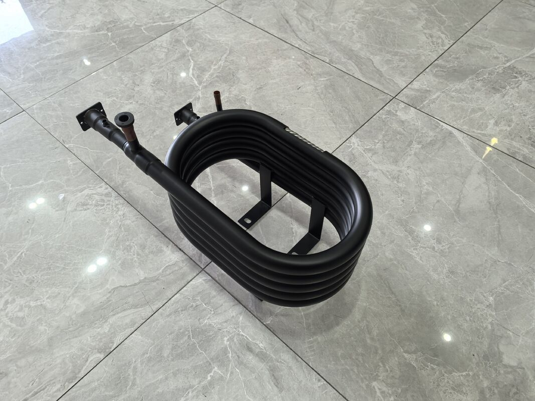 Chłodzący wymiennik ciepła koaksjalny zbudowany z wewnętrznej rurki miedzianej i zewnętrznej rurki ze stali SPHC zapewniającej wydajność transferu ciepła