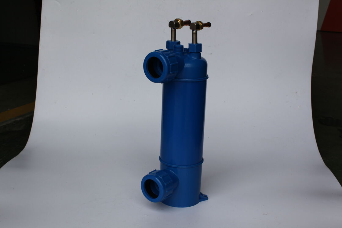 Jako klient wymiennik ciepła tytanowy z pojedynczym podwójnym trójkątnym systemem zbudowanym z wykorzystaniem czystego tytanu i stali węglowej do przenoszenia ciepła