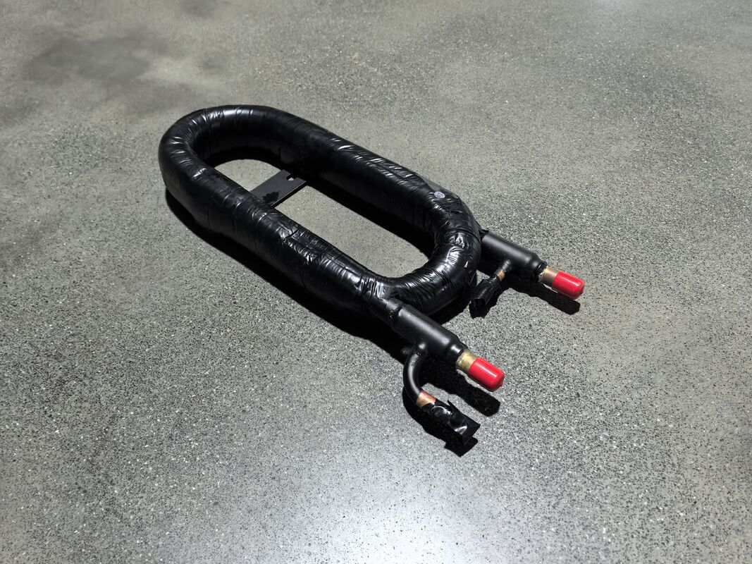 520mm Height Coaxial Heat Exchanger with 3m³/h Water Flow and Impure Liquid Handling for Various Industries