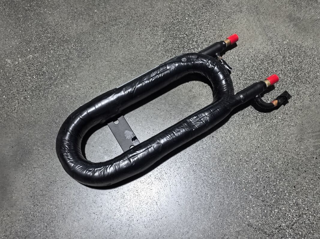 Wymiennik ciepła koaksjalnego o temperaturze roboczej od 20°C do 65°C, wysokości 520mm i przepływie wody 3m3/h dla efektywnego zarządzania cieplnym