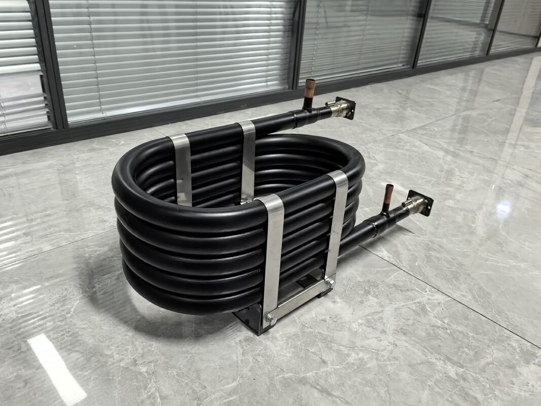 Dostosowany rozmiar 4.2MPA Max ciśnienie chłodnicze wymiennik ciepła koaksjalny z konstrukcją ze stali nierdzewnej