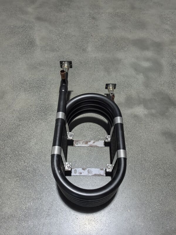 42 Bar Maximum Working Pressure Coaxial Heat Exchanger with Spiral Twisting Tube Construction and 6~36KW Heating Capacity