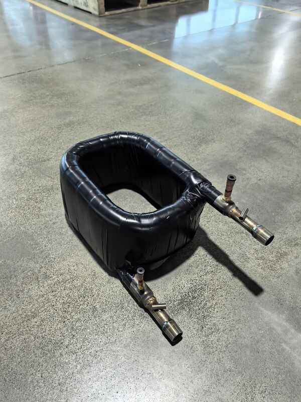 Wymiennik ciepła typu coaxial z wylotem czynnika chłodniczego 9,52 mm, ciśnieniem po stronie wody 1,0 MPa i wytrzymałą konstrukcją zapewniającą długotrwałą pracę